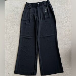 Express satin black workwear trouser formal pants NWT